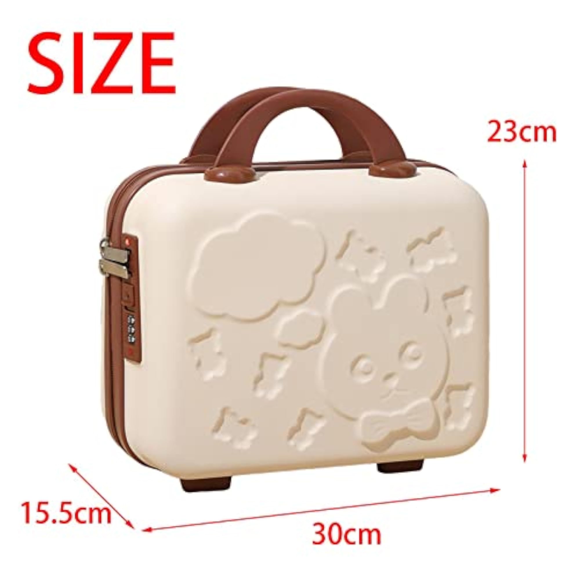 Hard Shell Cosmetic Case, Small with Elastic Band