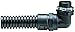 ELECTRI-FLEX 90931 CONDUIT CONNECTOR, R/A, SZ 1IN, 1IN NPT, BLK