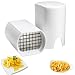 Potato Chipper Chip Cutter, Stainless Steel French Fry Cutter for Quick Meal Preparation, Efficient Vegetable Slicer with Compact Design for Home Kitchen Use, 14x10 cm