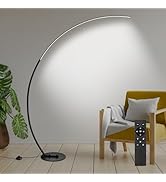 CHICLUX Arc Floor Lamp, Dimmable LED Floor Lamp with 3 Color Temperatures, Ultra Bright, Modern S...