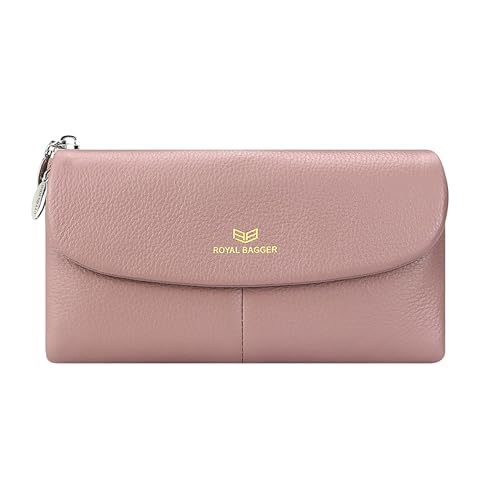 Portefeuille long pour femme rose Royal Bagger : l'atout de votre sac