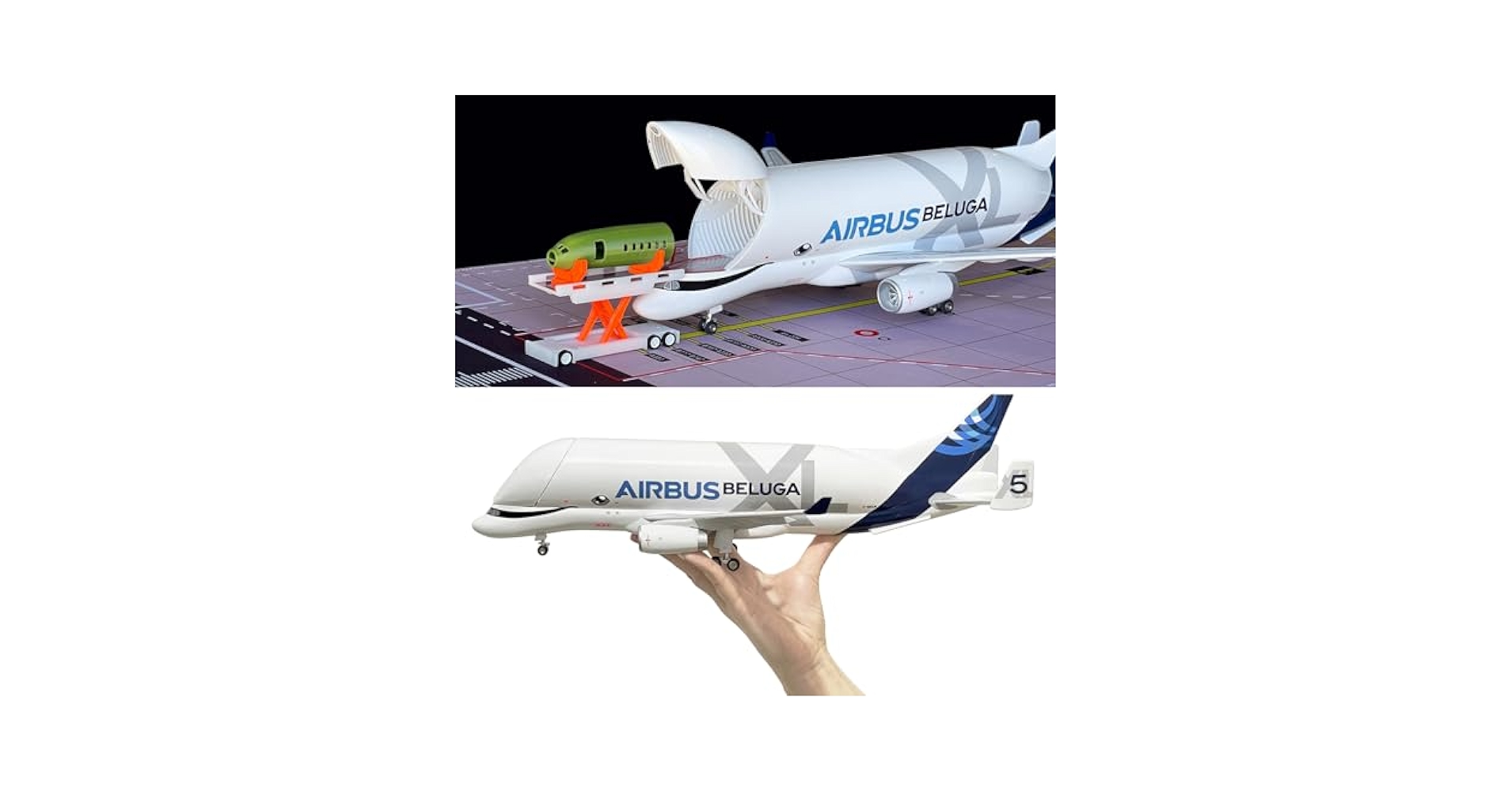 Amazon.com: 1:150 Scale Super Beluga XL Aircraft Model