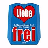 Parklücke freihalten Parkscheibe mit Botschaft an die Nachbarn Variante 1 mit 2 Einkaufswagenchips EIN lustiger Hinweis an die Nachbarschaft