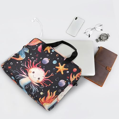 Bolso maletín para portátil con estampado Axolotl, 13-15.6 pulg miniatura 7