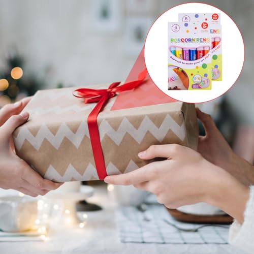 Hpbaggy Magisch Popcorn Stifte 12 Stück, Magischer Popcornstift 3D Aquarellstift, Magic Puffy Stifte, DIY Bubble Popcorn Drawing Pens, Zum Zeichnen, Grußkarten Gestalten