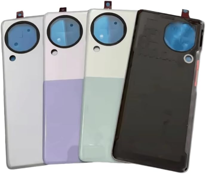 YOOOKOOO Compatible Rear Back Cover for Xiaomi Civi 3 – Battery Door Housing Replacement Part (Green with Lens)