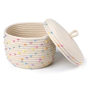 Winter Shore Baumwollseil Korb mit Deckel