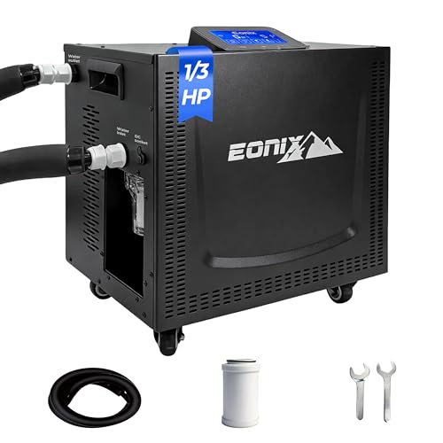 EONIX Upgrade 1/3 HP Cold Plunge Chiller,Ice Bath Water Chiller for Cold Plunge Tubs,42°F Cold...
