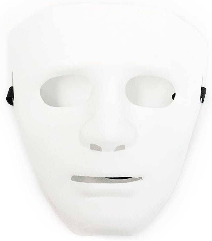 Hiphop Jabbawockeez Cosplay Costume Halloween Masquerade Mask White