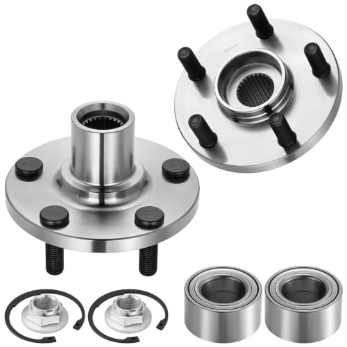 2PCS 510070 BDFHYK Front Wheel Bearing and Hub Assembly by BDFHYK - Used condition - US$63.65