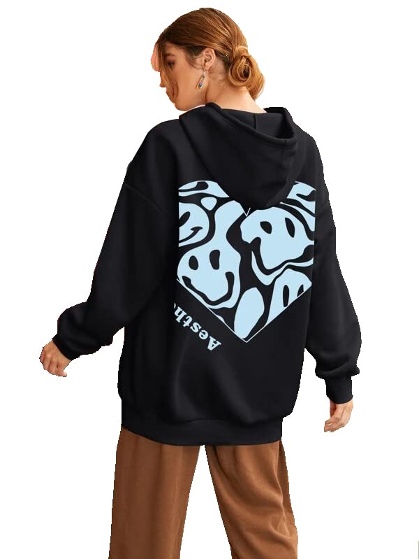Drippy Aestheticism Printed Sweatshirt Hoodie (in, Alpha, S, Black)-image-45