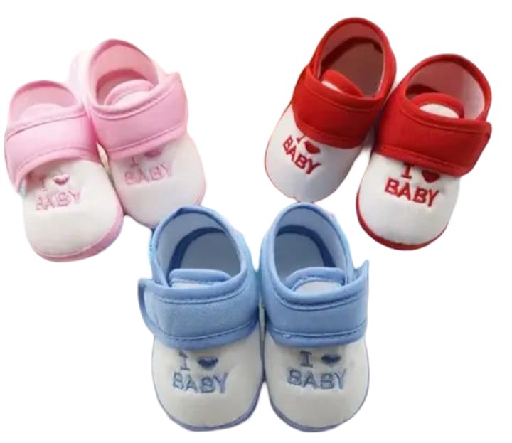 Newborn Baby Booties, Infant Shoes, Unisex Baby Footwear for Boys and Girls