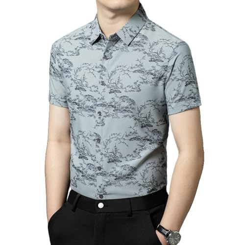 Chemise boutonnée infroissable homme coupe moderne textile léger