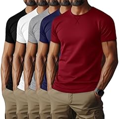 Black, White, Light Gray, Navy Blue, Wine Red