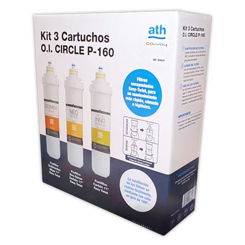 kit cartuchos Osmosis ATH CIRCLE | Kit 3 cartuchos