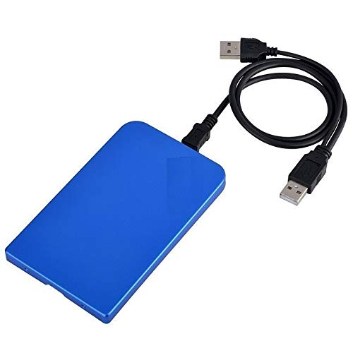 Caja externa para disco duro 2.5" SATA USB 2.0 azul miniatura 3