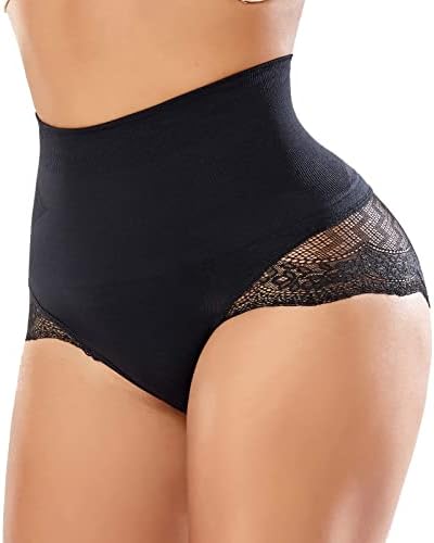 Tummy Control Underwear for Women Lace High Waisted Body Shaper Shapewear Panties Seamless Shaping Briefs