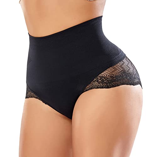 Tummy Control Underwear For Women Lace High Waisted Body Shaper Shapewear Panties Seamless Shaping Briefs #TOP1