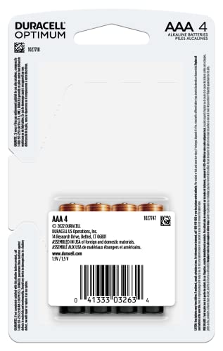 Duracell OPT2400B4PRT Optimum Aaa Batteries thumb #1