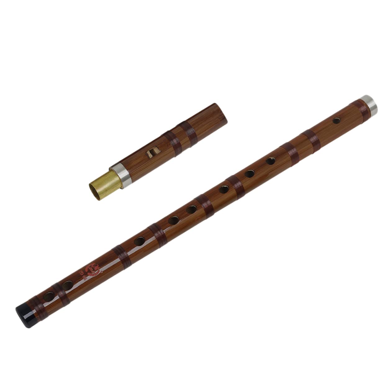 Milisten 1 Set Key Flute for Beginners Portable Dizi Musical Instrument for Students with Bright Color and Smooth Finish present for Music Lovers