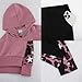 Seanrui Girls Clothes Size 7 Preppy Clothes Kids Pullover Sweatshirt Girls' Fashion Sweatsuit Cool Girl Print Hoodie