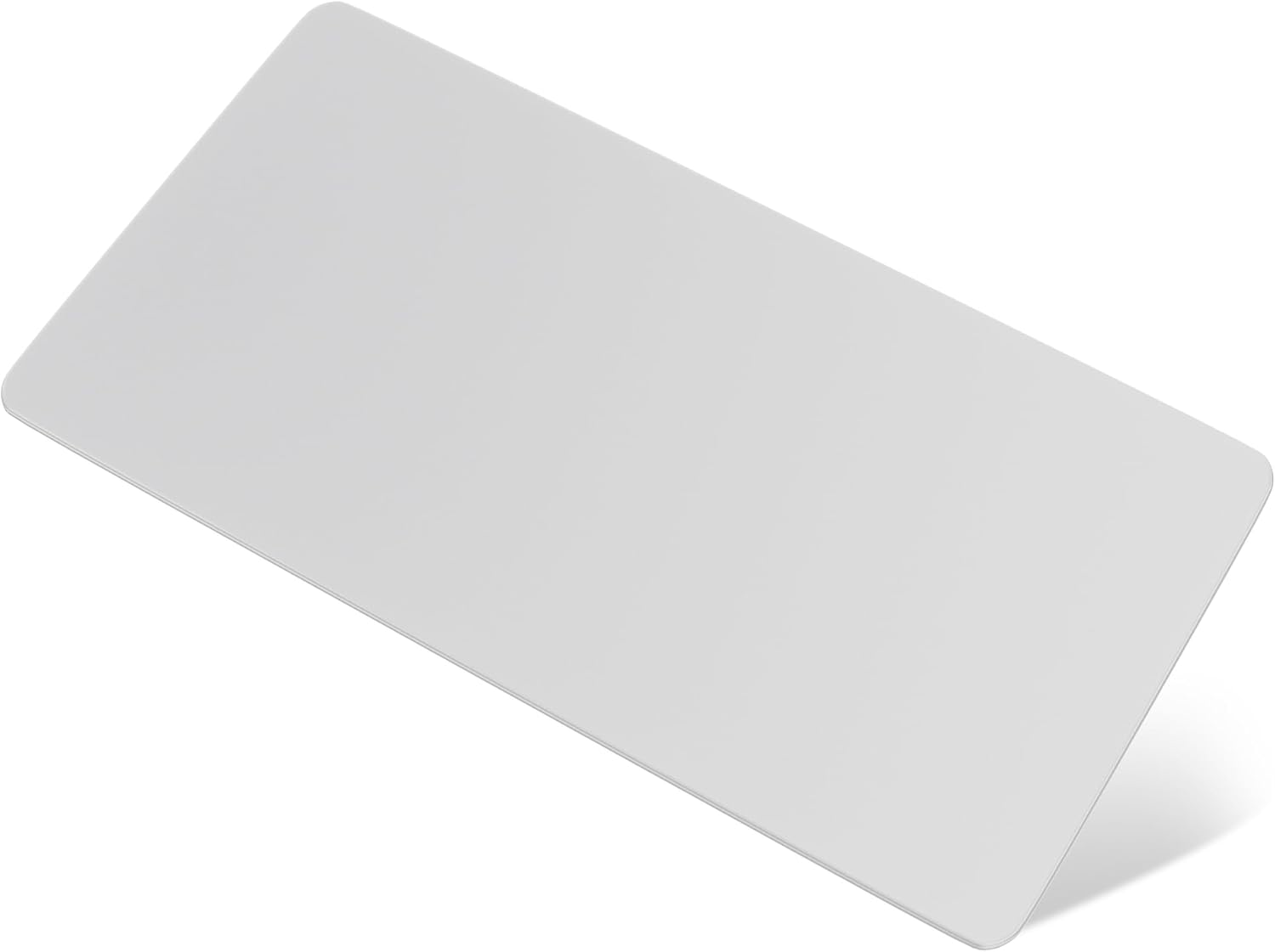 Taodaily Waterproof Glass Gaming Mouse Pad – 38.5 * 16.5 inch, Tempered Glass Surface, Balanced Speed & Control for FPS Gaming, Anti-Slip Base, Durable & Portable,White (L)
