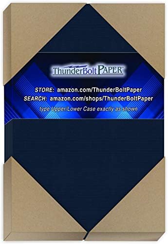 Amazon Com 100 Dark Blue Linen 80 Cover Paper Sheets 4 X 6 4x6 Inches Photo Card Frame Size 80 Lb Pound Card Weight Fine Linen Textured Finish Deep Dye Quality Cardstock Everything Else