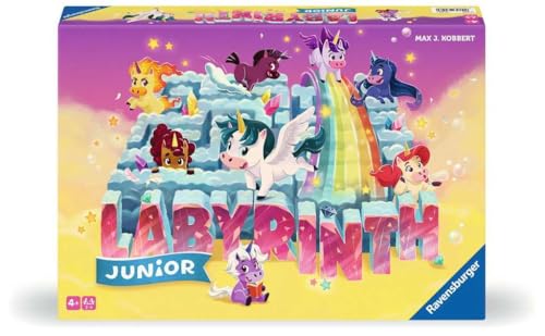 Ravensburger 23046 23046 Licorne Labyrinthe Classique pour Les Petits, Enfants à partir de 4 Ans, Jeu de société adapté pour 2 à 4 Joueurs, édition...