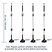 Bingfu Dual Band WiFi 2.4GHz 5GHz 5.8GHz 9dBi Magnetic Base MIMO RP-SMA Male Antenna 4-Pack for WiFi Router Wireless Network Card USB Adapter Security IP Camera