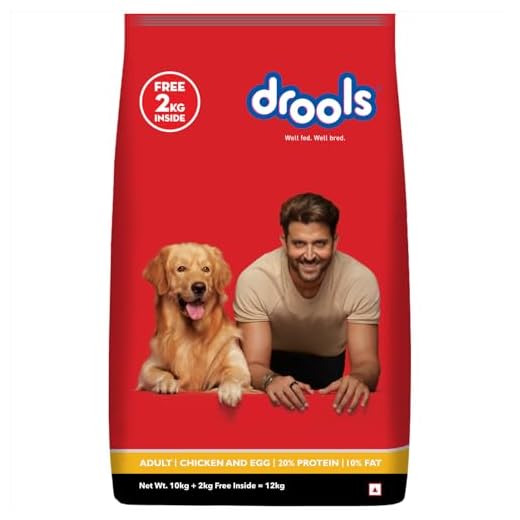 Drools Adult Dry Dog Food ,Chicken and Egg Flavour 10kg + 1kg Free Pack