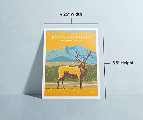 Image of Twigs Paper National Park Cards, 12 Scenic Blank Note Cards with Envelopes
