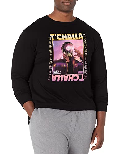 T-shirt T'Challa Star Lord Marvel vêtement geek coton col rond
