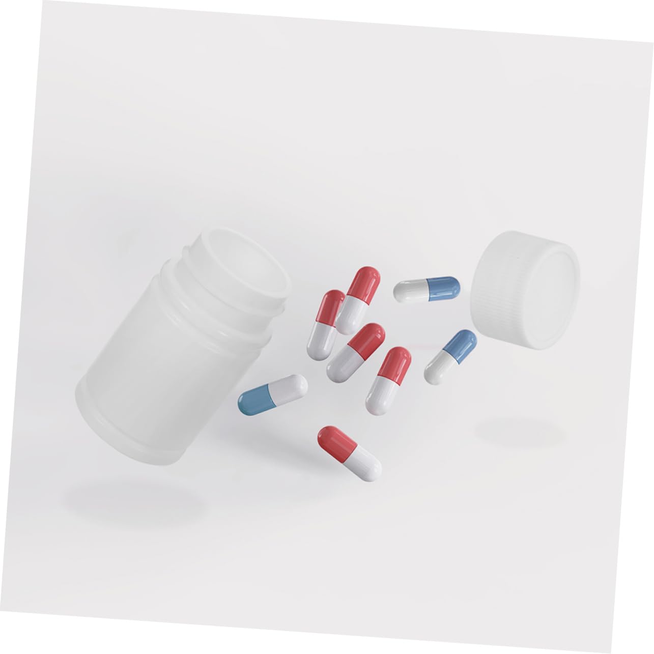 Cabilock 24 Bottiglie HDPE 20ml Contenitori Farmaceutici Sigillati Antiperdita