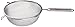 Adcraft DBTN-8 8" Double Mesh, Tinned Steel Strainer with Light Color Hardwood Handle