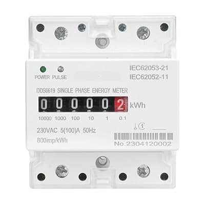 Din Rail Single Phase Electronic Energy Meter AC Sri Lanka | Ubuy