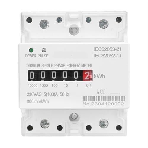 Compteur d'énergie monophasé pour contrôler les dépenses des locataires et appareils énergivores