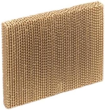 Replacement For Compatible With Hessaire 19 in. H X 17 in. W Tan Canvas Media Pad Set