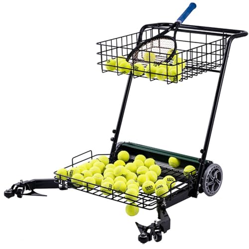 Raccoglitore automatico di palline da tennis, carrello di raccolta manuale per recupero senza sforzo senza piegarsi
