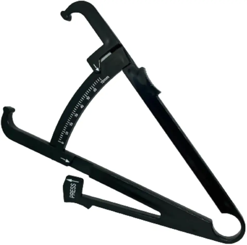 Genérico Adipômetro Plicômetro Clínico Analógico Corporal IMC Preto