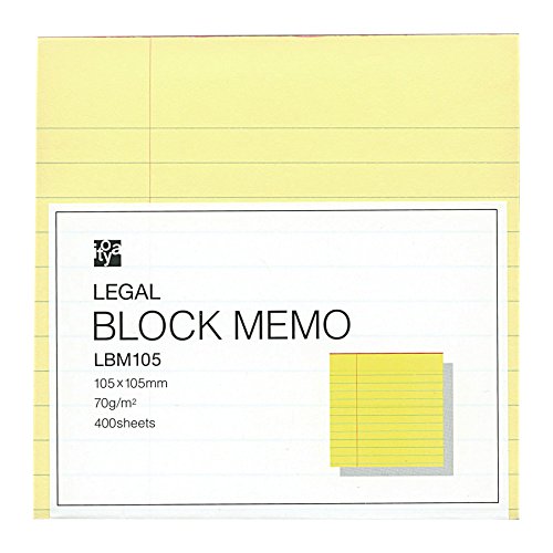 Amazon.co.jp: 伊東屋 リーガル ブロックメモ 105x105mm 横罫 : 文房具