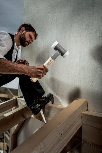 SUPERCRAFT-Schonhammer, mit schwingungsdämpfendem, ergonomisch geformtem und lackiertem Hickorystiel | D=40 mm | 3366.040