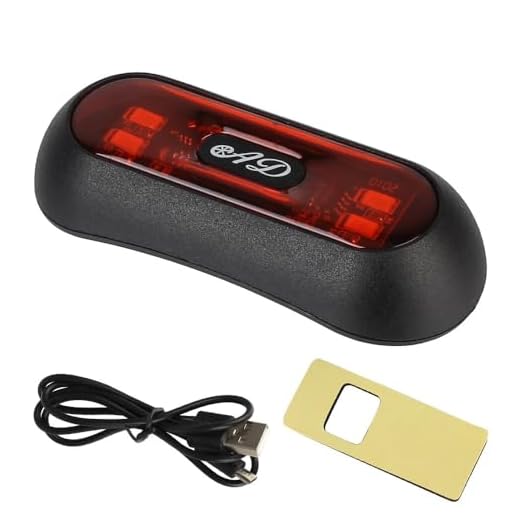 Luz LED Casco Bicicleta Recargable USB, Luces De Alta Intensidad Rojo, Fácil De Instalar Con Velcro, 3 Modos Hasta 9 Horas, Patinete Electrico, Mochila, Versátil, Piloto Trasero Para Casco