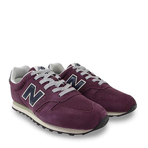 New Balance Tênis 373 Masculino, 40, Bordô/Preto