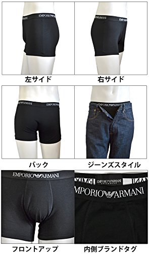 EMPORIOARMANI（エンポリオアルマーニ）『ピュアコットンボクサーパンツメンズ3枚セット』