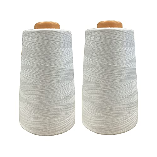 Lot De 4 Bobines Fil Surjeteuse Noir - Polyester 100%, 2743 M, NE 40/2