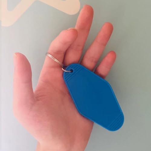 Image of Pool Key Keychain Plastic Vintage Motel Keychain Key Tag Pool Accessories for Women Men