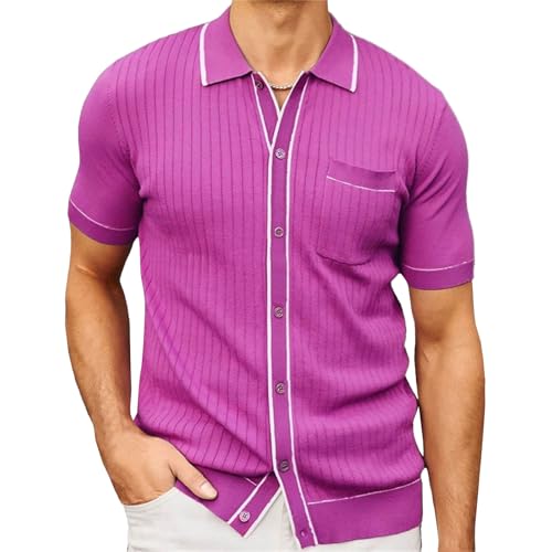 Polo de golf rétro en maille légère pour les journées de plage