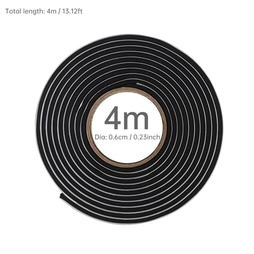 Image of 26Ft Butyl Tape, CLAHJQX 1 /4'' x 26Ft Butyl Sealant Tape Waterproof for Installing Car Doors /Windows /Car Audio, RV Butyl Rubber Sealant