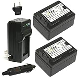 Wasabi Power Battery (2-Pack) and Charger for Canon BP-718 and Canon VIXIA HF R300, HF R400, HF R500, HF R600, HF R700, HR R800, HR R822