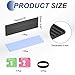 PATIKIL M.2 2280 Nvme SSD Heatsink 70x22x3mm, Radiator Cooler Aluminum Heat Sink Cooling Fin with Thermal Pads/Tape/Rubber Ring for Laptop Electronics CPU Led, Black